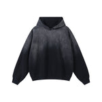 Heavyweight Washed Ombre Faded Cotton Hoodie