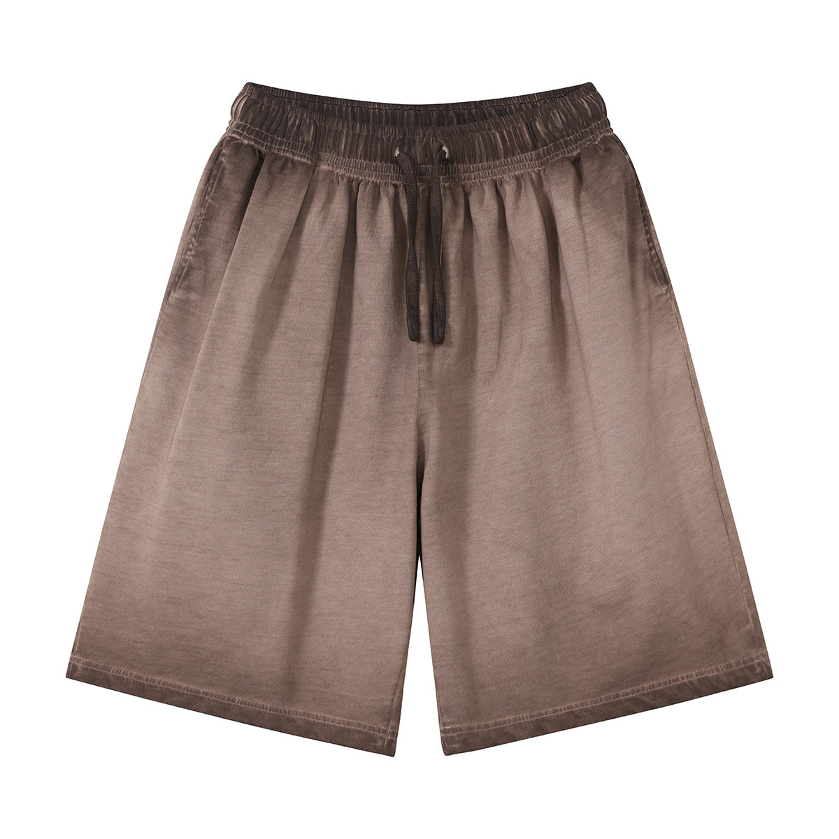 Washed Faded Cotton Short Pants