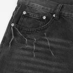 Wrinkle Wash Vintage Loose Jeans