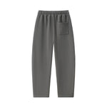 Old‑Money Thick Warm Drawstring Scimitar Wide‑Leg Pants
