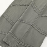 Washed Distressed Fabric Patchwork Vintage Pants