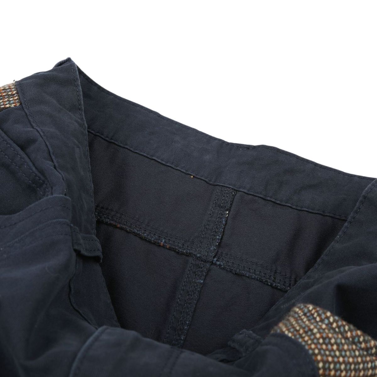 Contrast Panel Multi Pocket Utility Cargo Pants