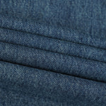 Vintage Wash Faux Layered Baggy Curved Leg Denim Jeans