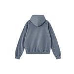 Sudadera con capucha pesada de color sólido