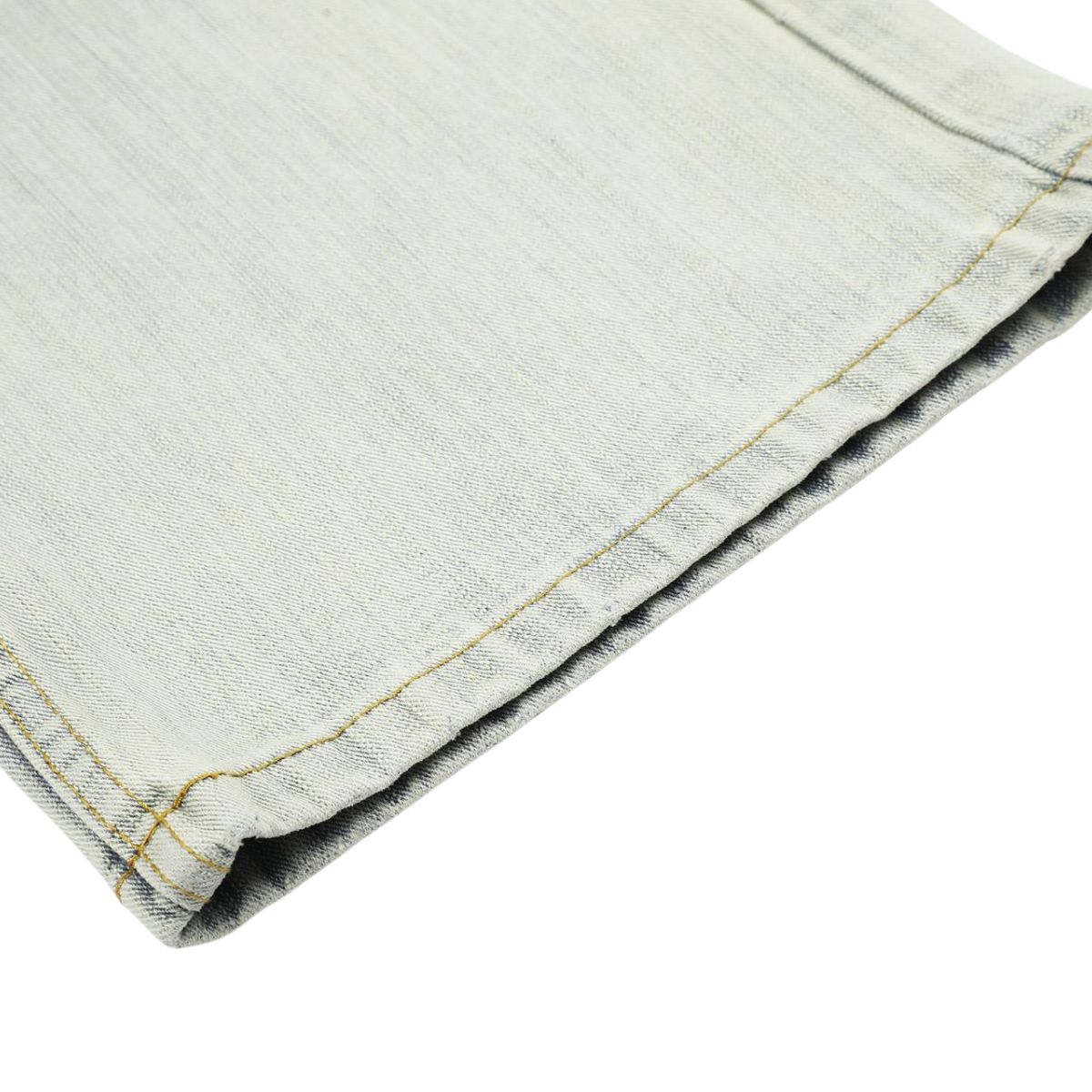 Vintage Light Wash Wide Leg Slub Denim Jeans