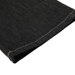 Raw Black Relaxed Straight Leg Vintage Denim Jeans