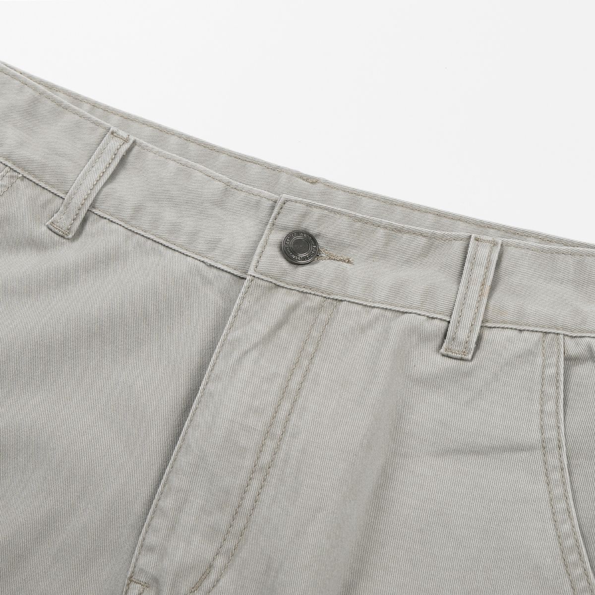 Deconstructed Curved Wide‑Leg Cargo Pants