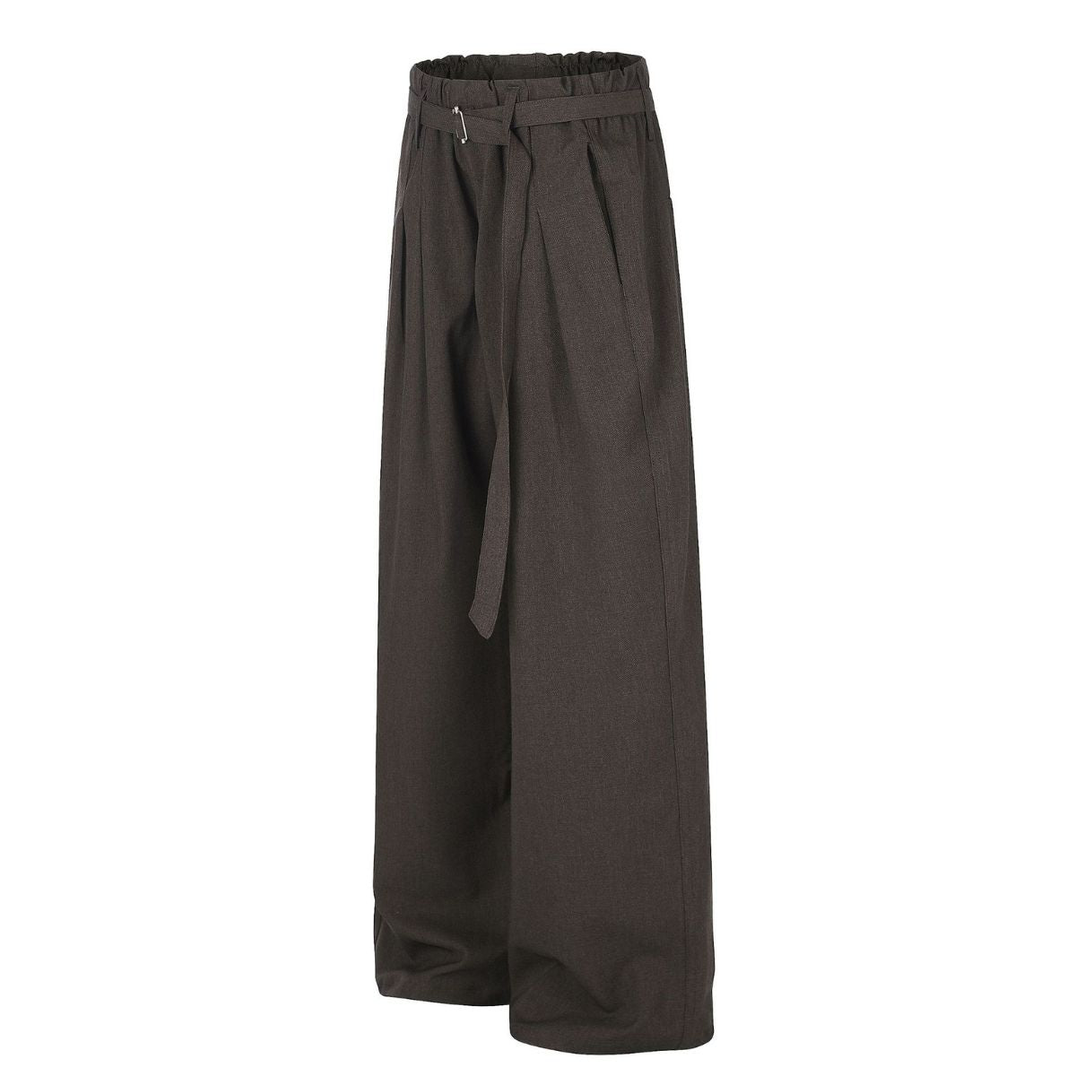 Quiet Luxury Pleated Wide-Leg Trousers