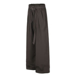 Quiet Luxury Pleated Wide-Leg Trousers