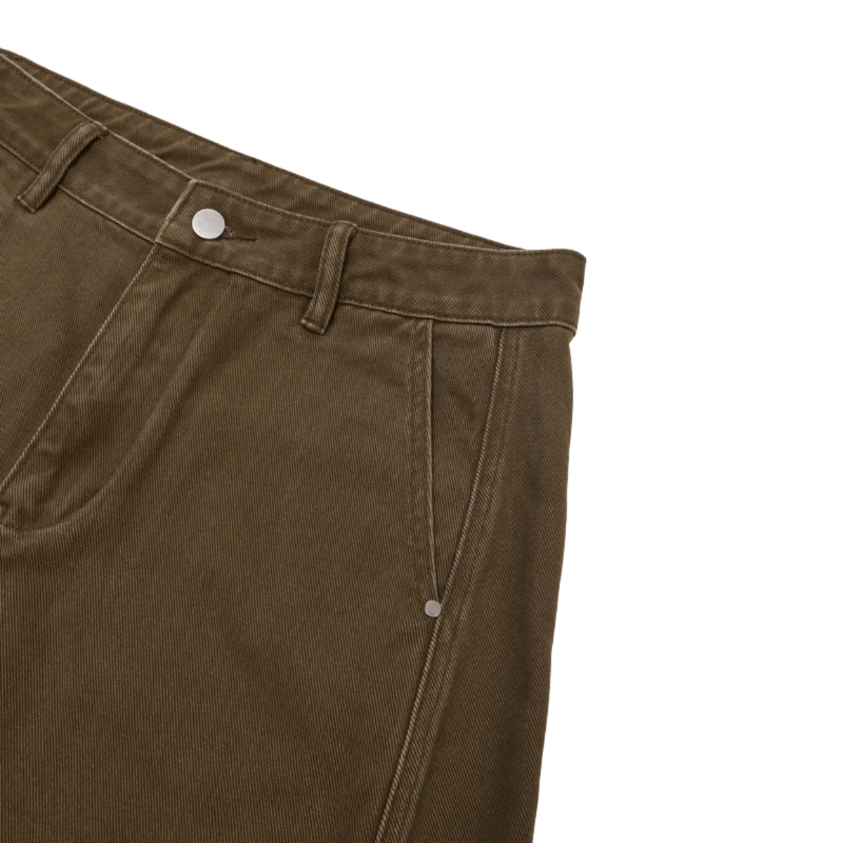 Vintage Washed Cleanfit Straight Cut Wide Leg Denim Shorts
