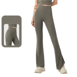 Buttery-Soft Flare Leggings for Women Tummy Control Workout Pants