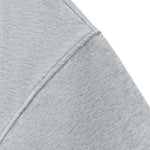 Mock Neck Drop Shoulder Sweatshirt Loose Sleeve Curved Hem