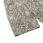 Retro Leopard Baggy Bermuda Shorts