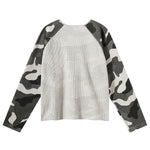 Reversible Double-Sided Waffle Camo Long Sleeve Shirt