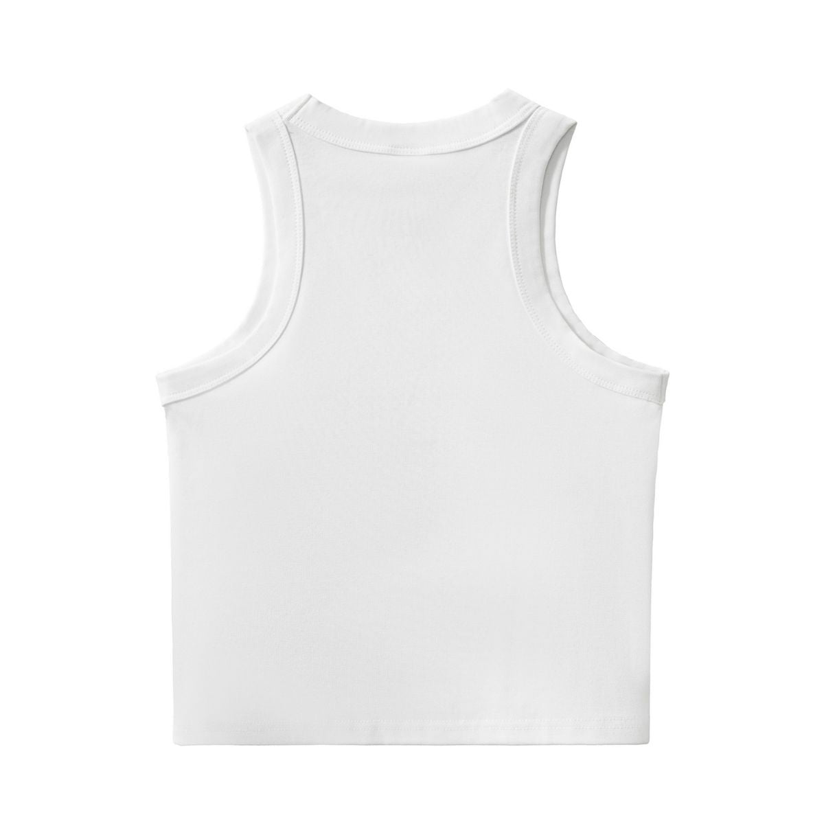 Stone Wash Slim Fit Crop Tank 9.6oz