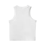 Stone Wash Slim Fit Crop Tank 9.6oz