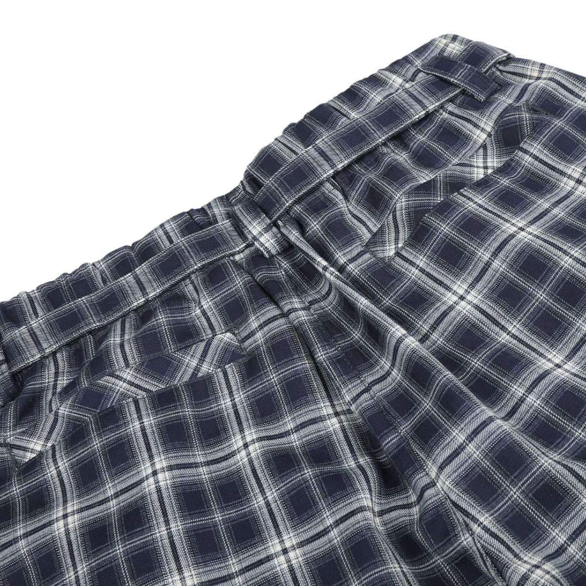 Vintage Plaid Wide Leg Casual Trousers