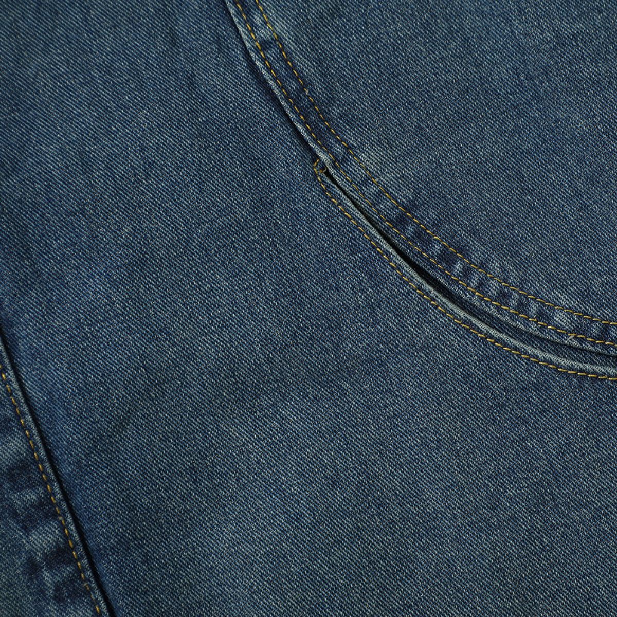 Crew Neck Button-Front Denim Vest