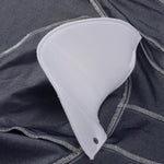 Falda vaquera con bordado de perlas y lavado vintage