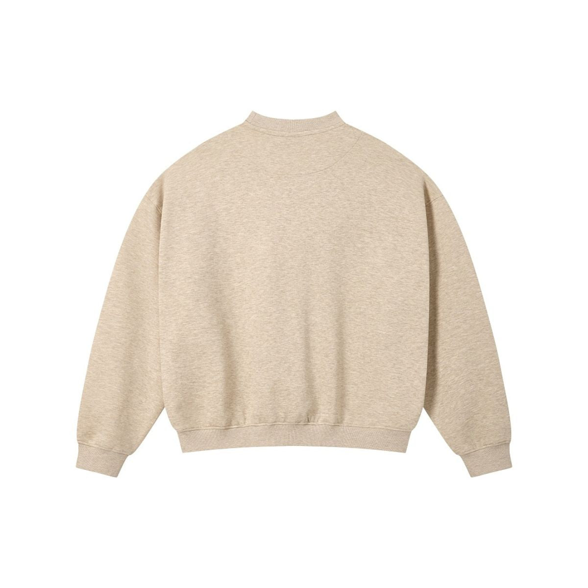 Loose Drop Shoulder Crew Neck Sweatshirt Casual Pullover