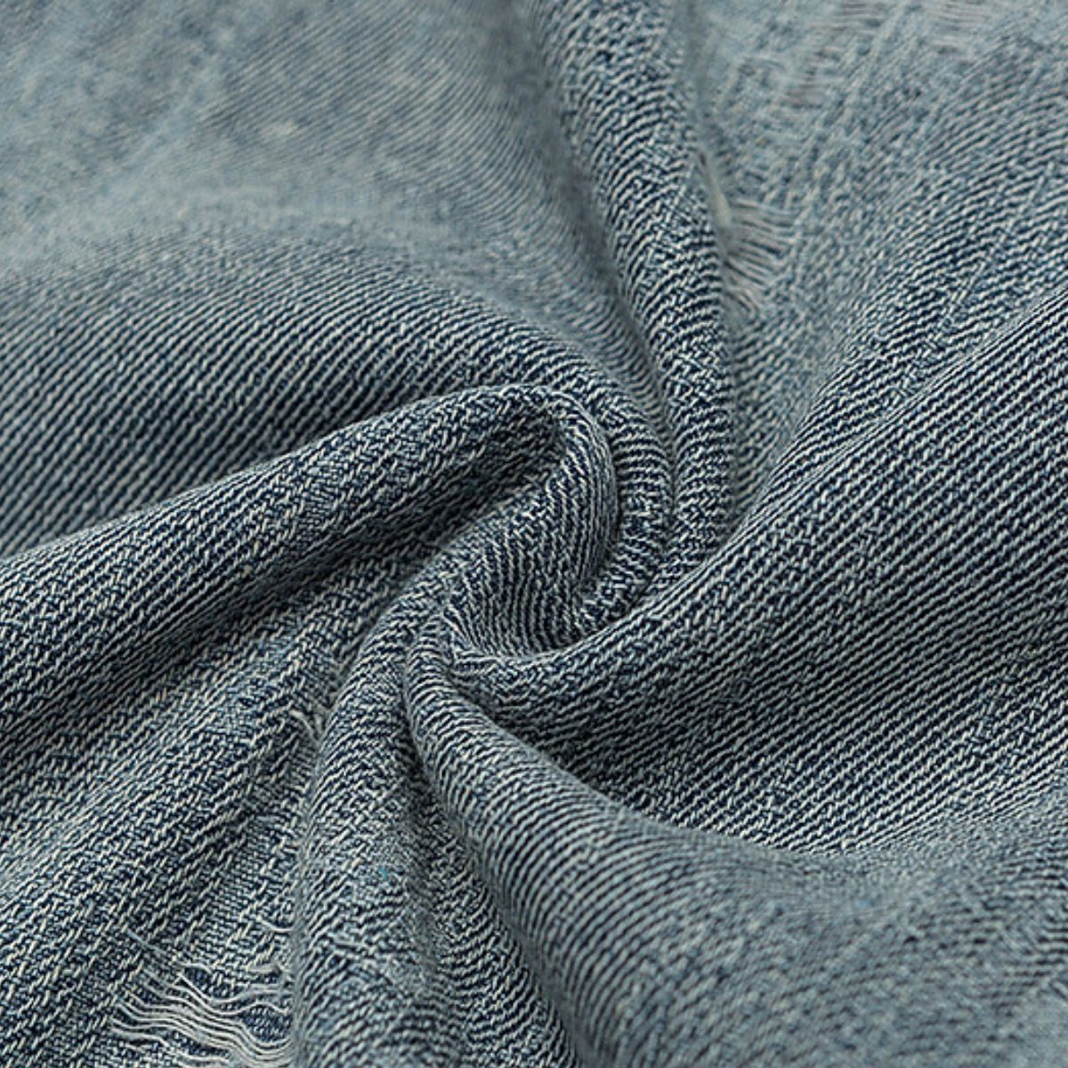 American Vintage Irregular Wear Pattern Design Washed Denim Jacket