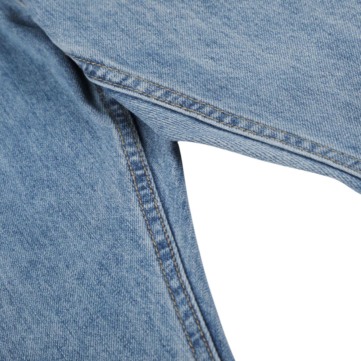 Trendy Constructed Vintage Blue Scimitar‑Leg Jeans