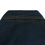 Vestido midi vaquero sin mangas con botones y aberturas en la parte delantera