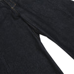 Men's Original Denim Loose Wide-Leg Straight Pants with Contrast Stitching