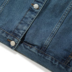 Classic Blue Washed Denim Vest