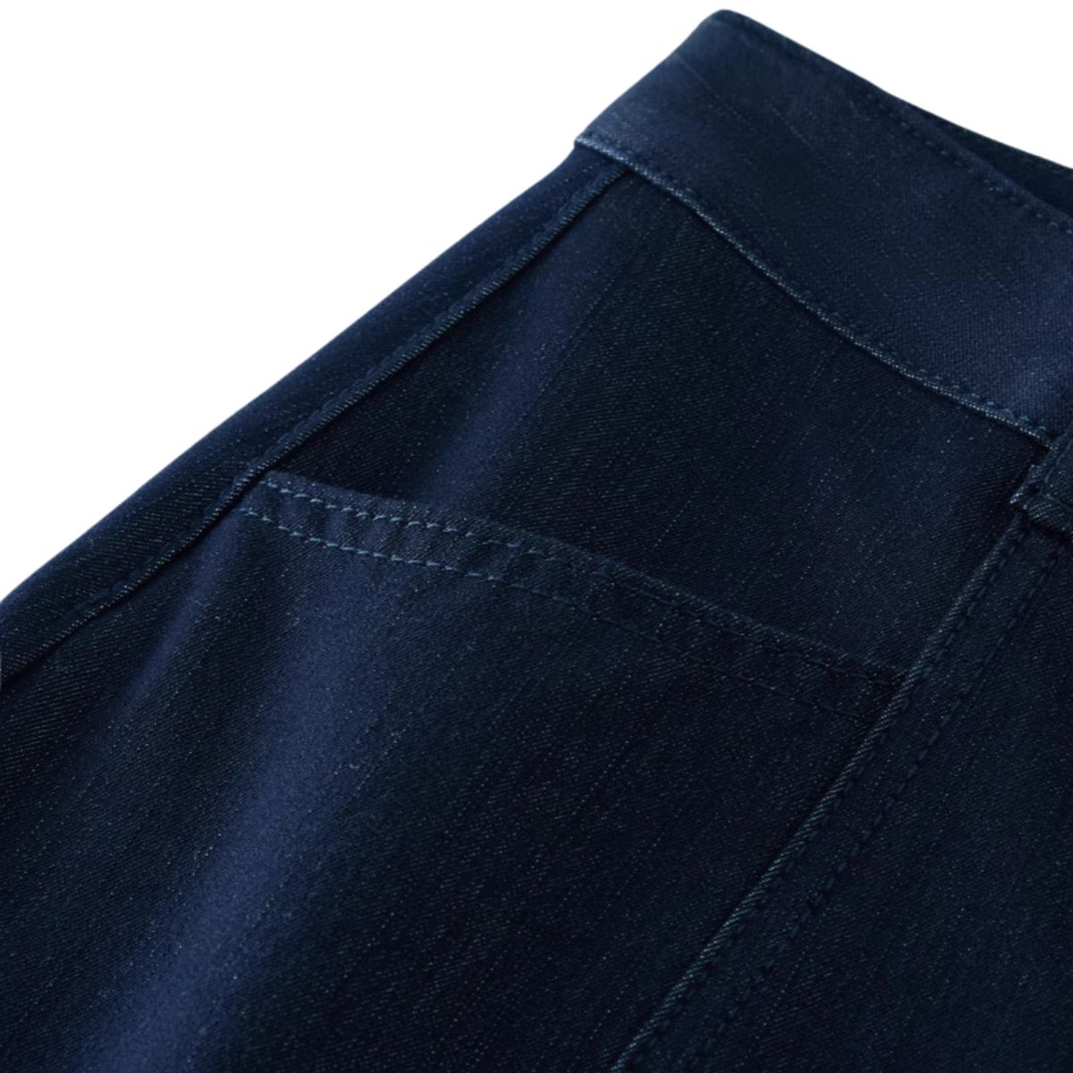 Women's Stretch A-Line Denim MidiSkirt