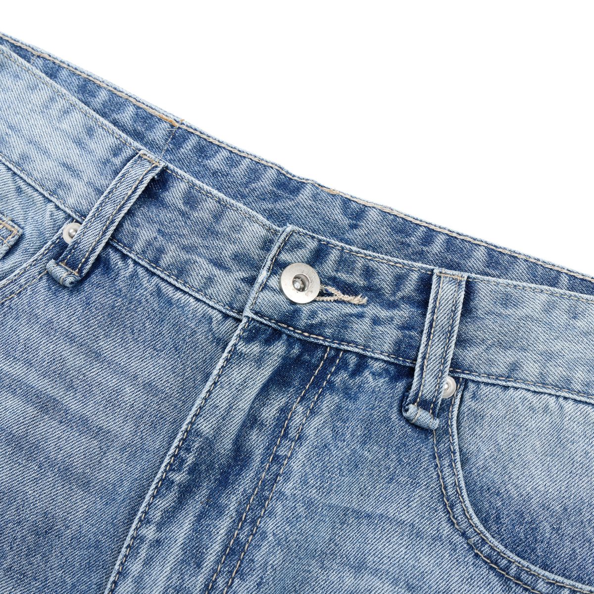 Whiskering Process Vintage Denim