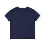 Crew Neck Boxy Fit Ringer Tee 220gsm