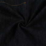 Men's Curved Crescent Denim Pants �Loose Wide-Leg Street Style