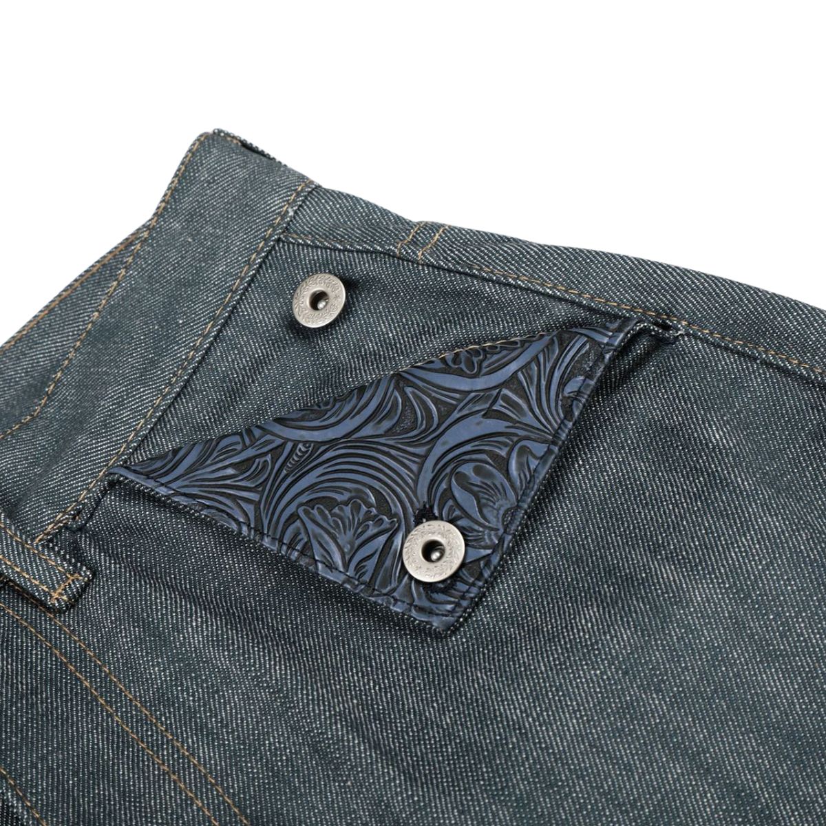 Raw Wash Wide Leg Selvedge Jeans