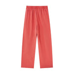 Heavyweight Cotton Washed Distressed Terry Wide‑Leg Pants