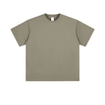 Camiseta de algodón de color liso para hombre de 7.8 oz