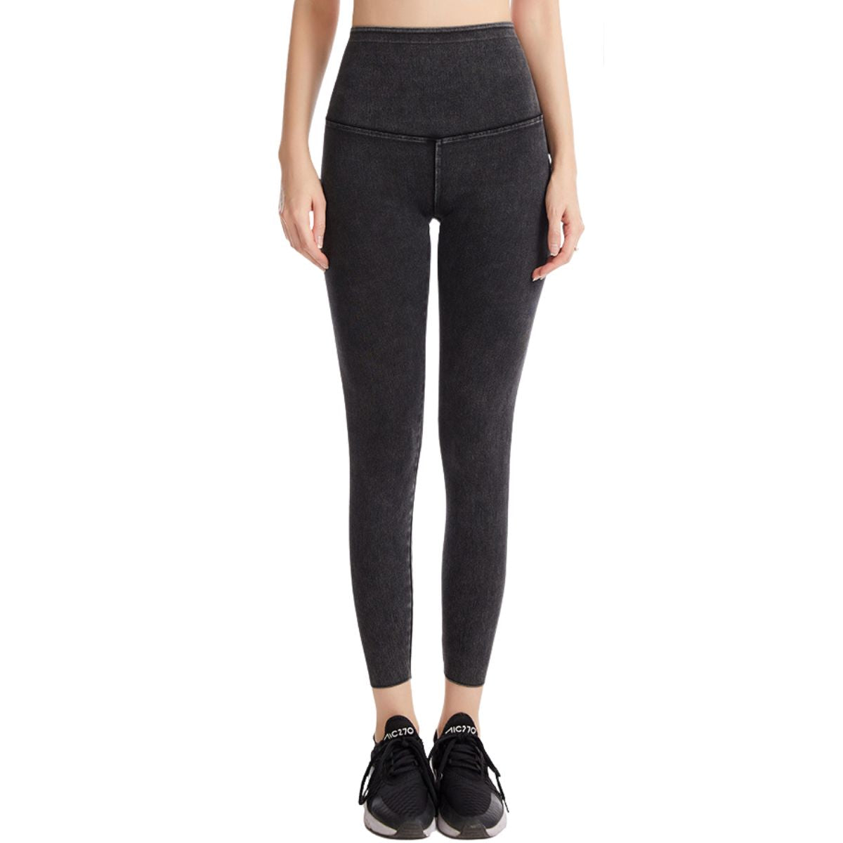High Rise Skinny Denim Capri Jeggings