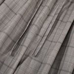 Vintage Plaid Wide Leg Drape Trousers