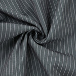 Vintage Stripe Barrel-Leg Tailored Trousers