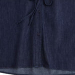 Fashionable Loose Casual Denim Lapel Shirt