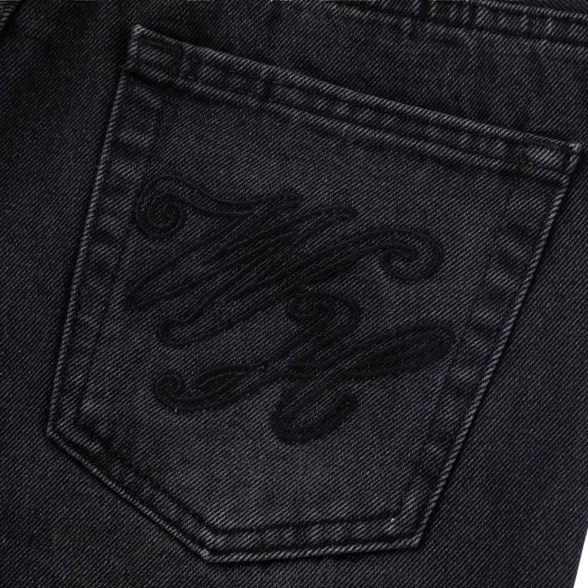 Vintage Washed Slim Flare Jeans