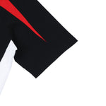 Colorblock V Neck Cotton Tee 250G