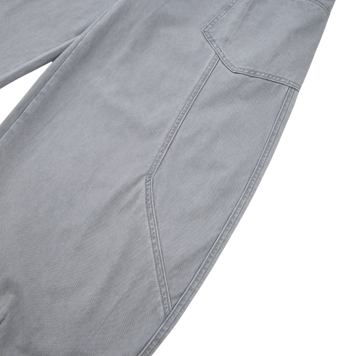 Vintage Washed Baggy Curved-Leg Cargo Pants