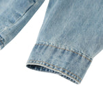 Vestido midi vaquero sin mangas con botones y aberturas en la parte delantera