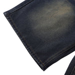 Bermudas con lavado vintage y salpicaduras de tinta