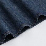 V-Neck Spaghetti Strap Denim Midi Dress