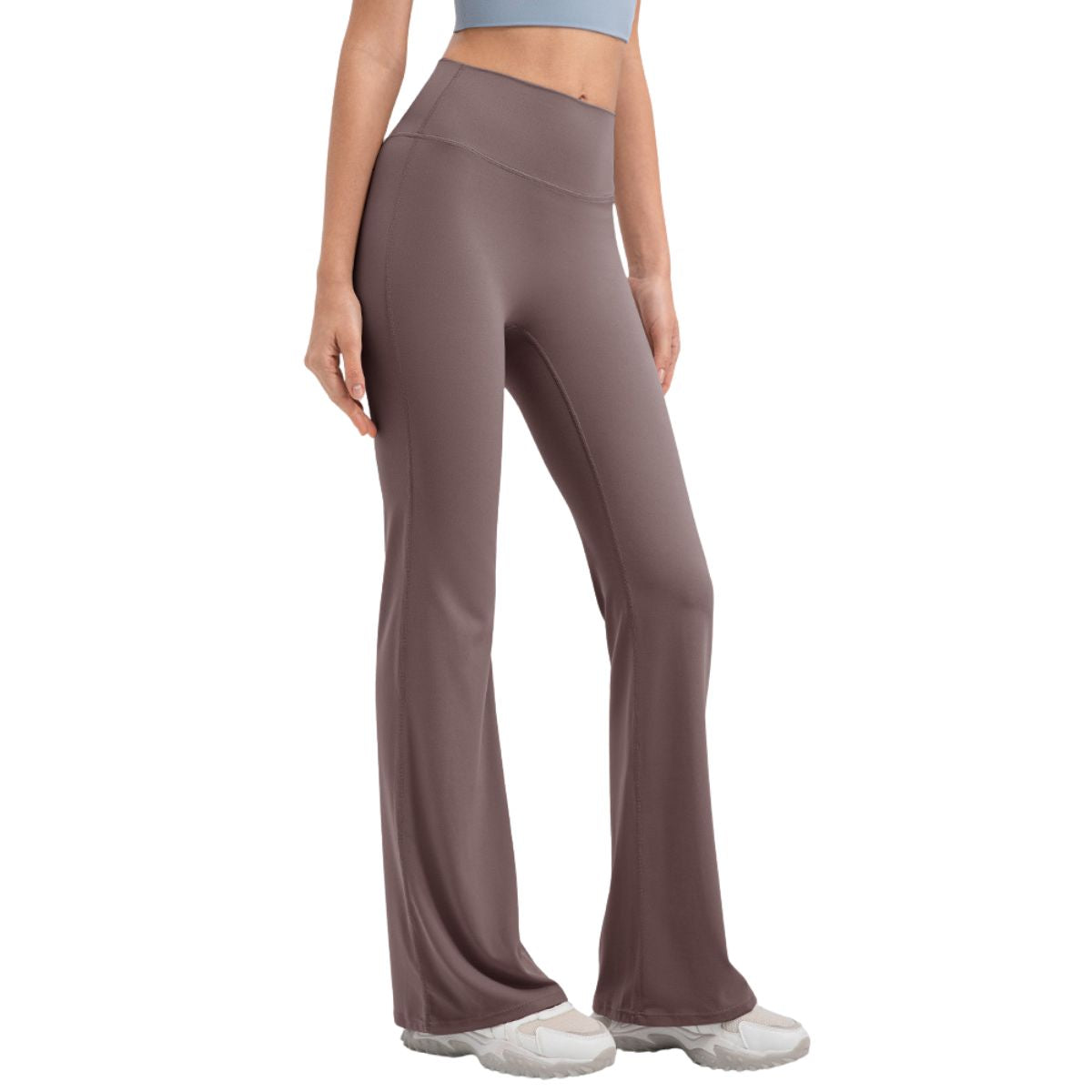 High Waist Micro Flare Yoga Pants for Women Moisture