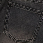 Vintage Washed Black Straight Leg Jeans