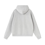 Cotton Structured French Terry Boxy Hoodie