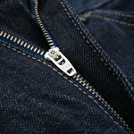 Indigo Cuffable Hem Baggy Jeans